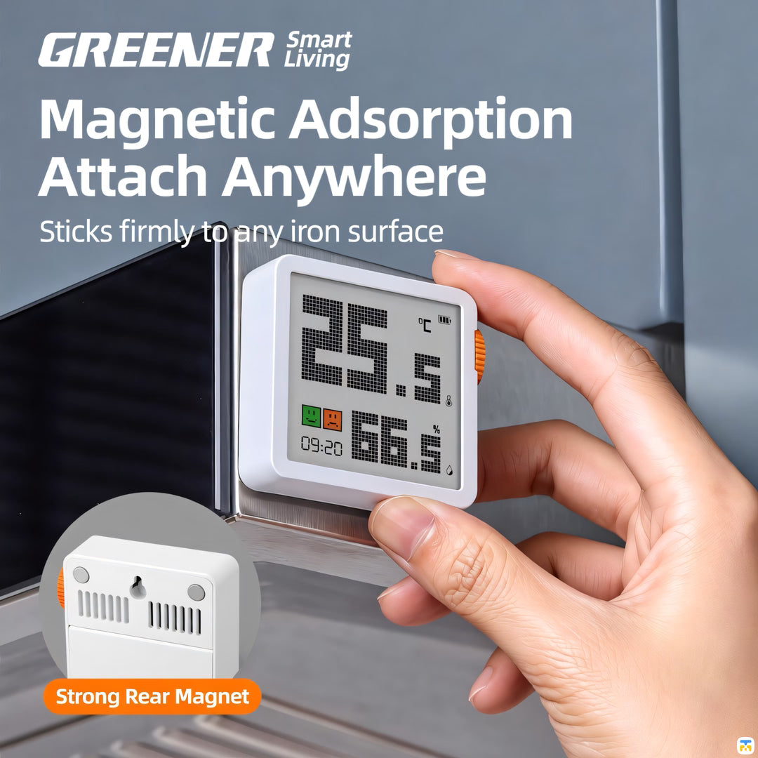 Magnetic Adsorption Attach Anywhere - GREENER Indoor Digital Display Electronic Thermometer - High Precision