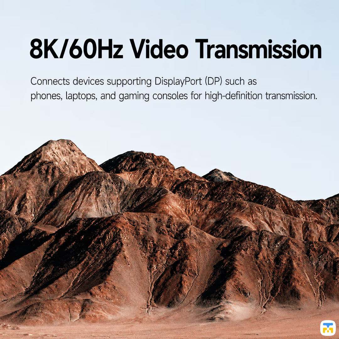 8K/60Hz Video Transmission - HAGiBiS 240W 80Gbps 8K USB4 Extender Adapter