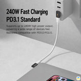 240W Fast Charging
PD3.1 Standard - HAGiBiS 240W 80Gbps 8K USB4 Extender Adapter