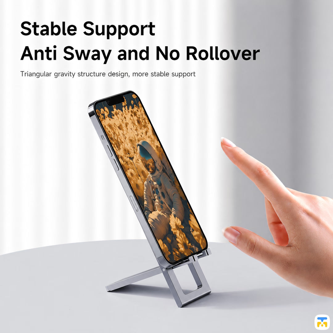 Stable Support
Anti Sway and No Rollover - HAGiBiS 5 in 1 Tool Combo Phone Stand