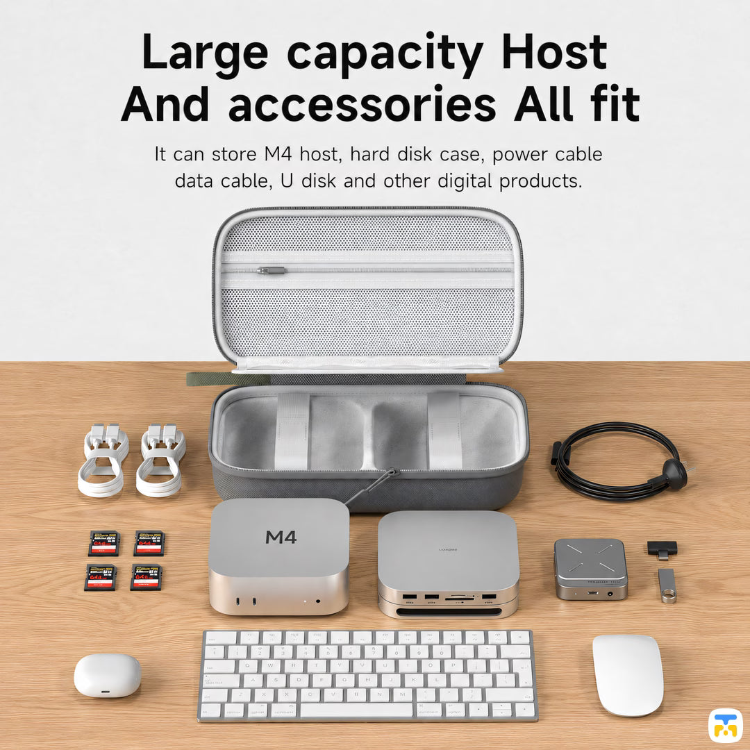 HAGiBiS Electronic & Accessories Organizer for Mac Mini M4