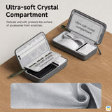 Ultra-soft Crystal
Compartment - HAGiBiS Electronic Organizer Travel Case