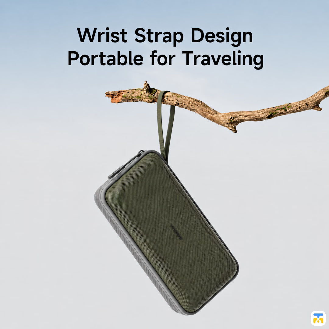 Wrist Strap Design
Portable for Traveling - HAGiBiS Electronic Organizer Travel Case