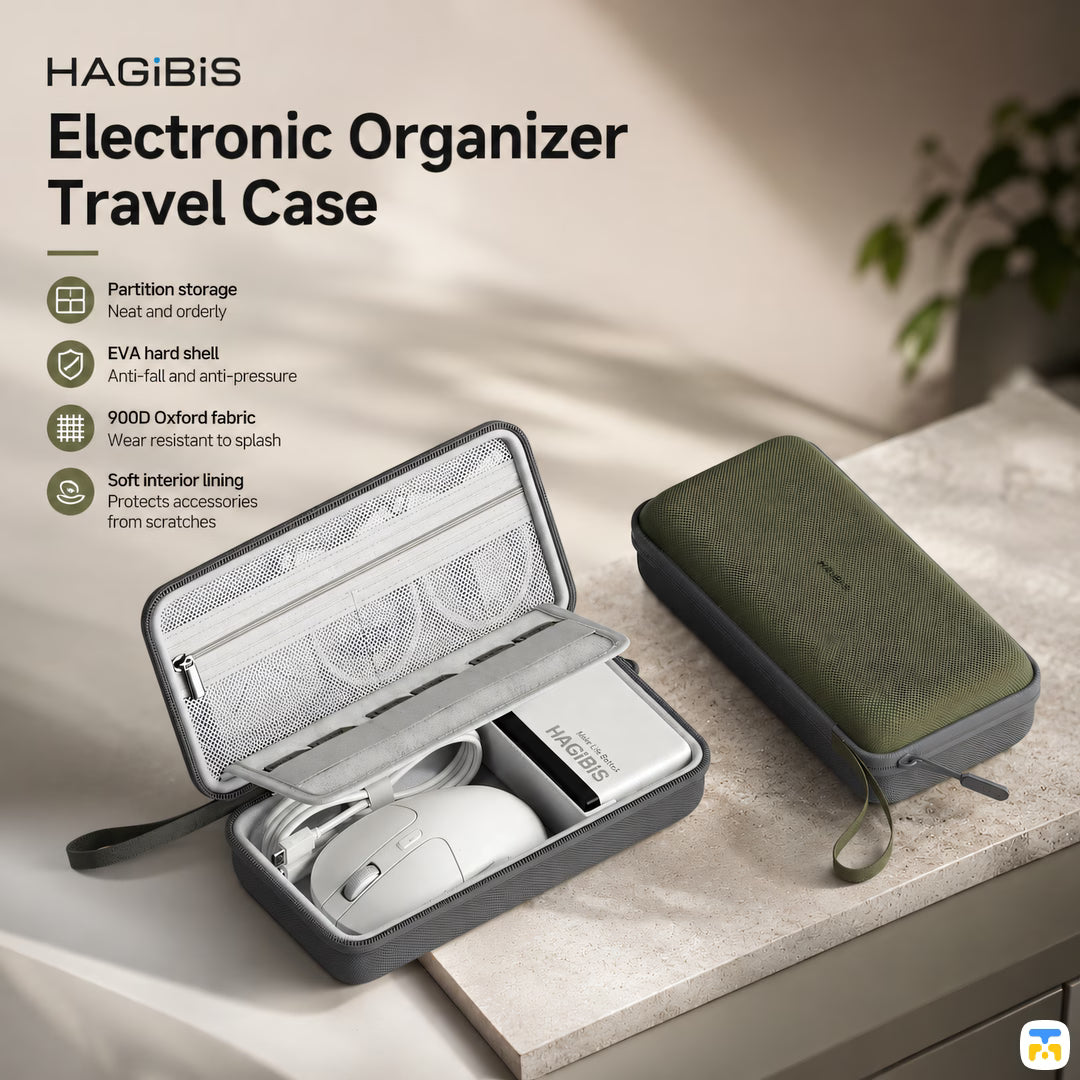 HAGiBiS Electronic Organizer Travel Case