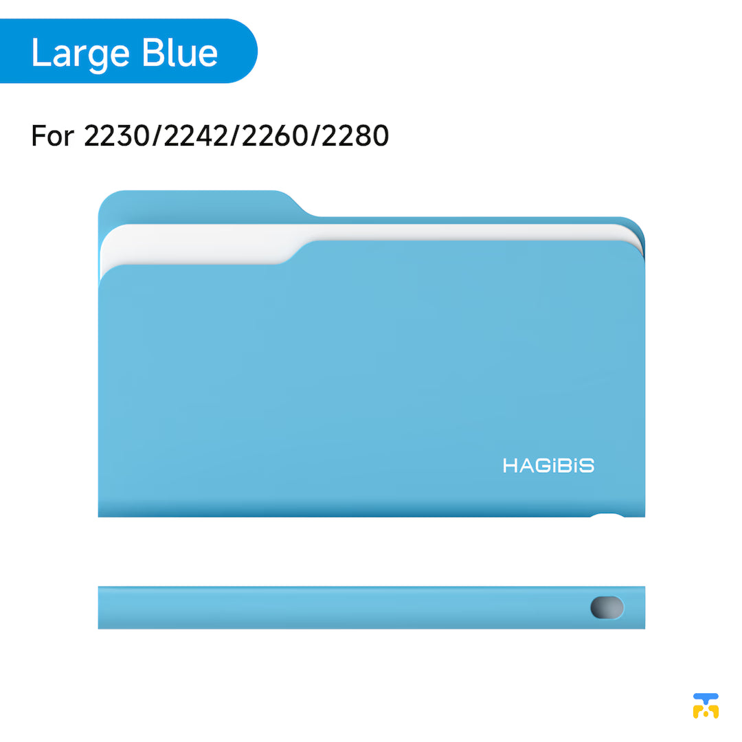 HAGiBiS Folder Style NVMe SSD Enclosure - USB 3.2 Gen2 10Gbps NVMe PCIe M.2