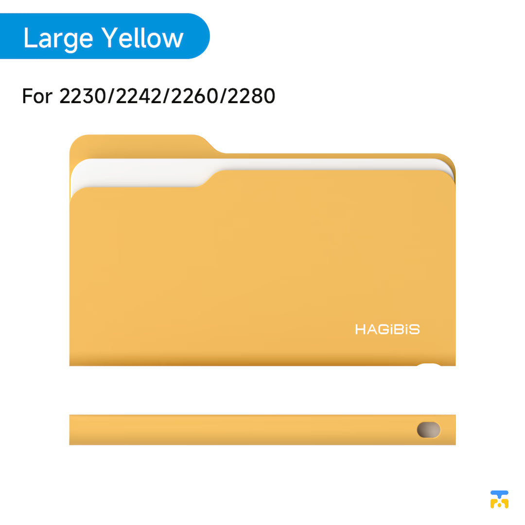 HAGiBiS Folder Style NVMe SSD Enclosure - USB 3.2 Gen2 10Gbps NVMe PCIe M.2