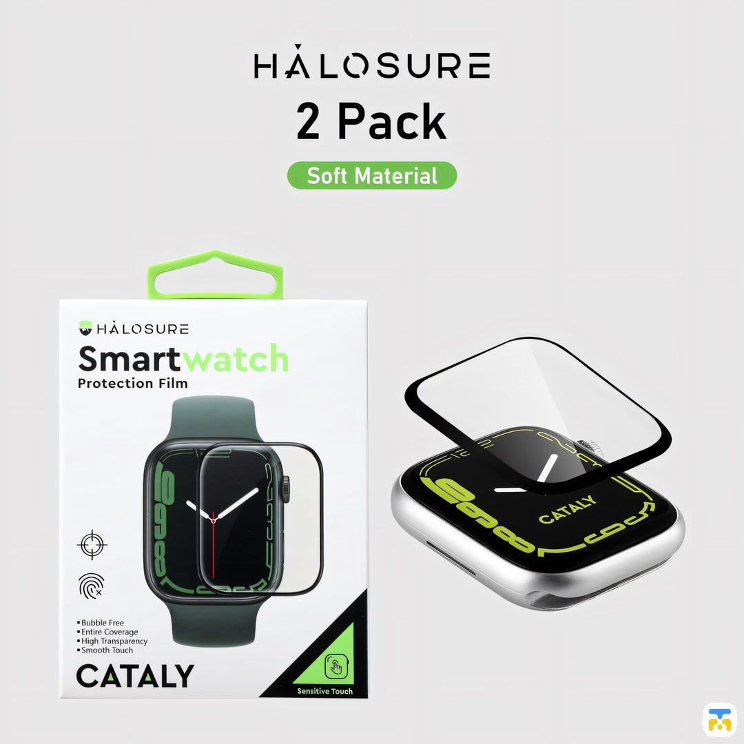 HALOSURE CATALY Apple Watch Protection Film - 2 Pieces