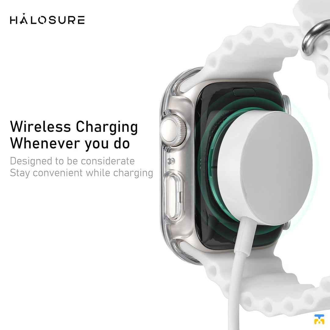 Wireless Charging
Whenever you do - HALOSURE CORAZA Apple Watch S10/11 GlassCase 42-46MM