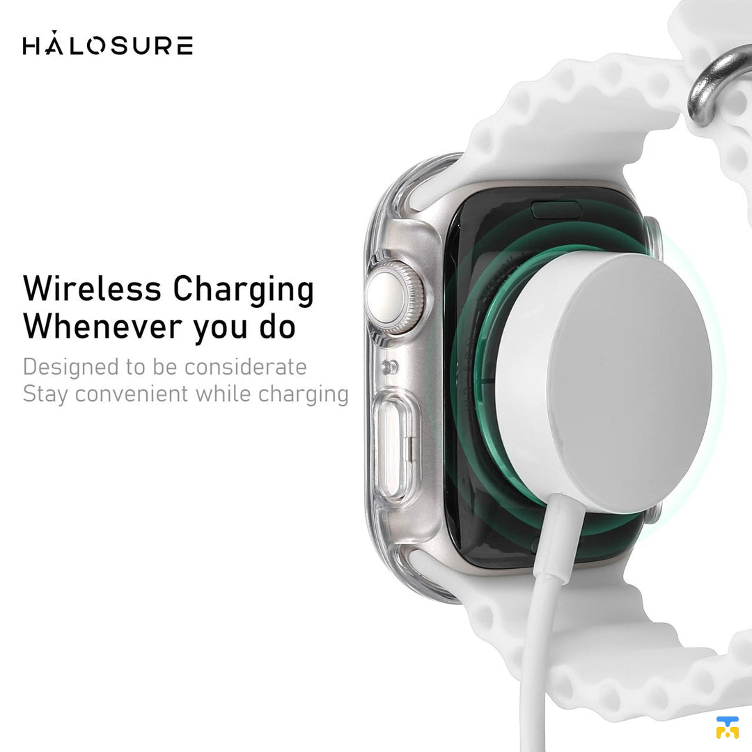 Wireless Charging
Whenever you do - HALOSURE CORAZA Apple Watch S12 GlassCase 42-46MM