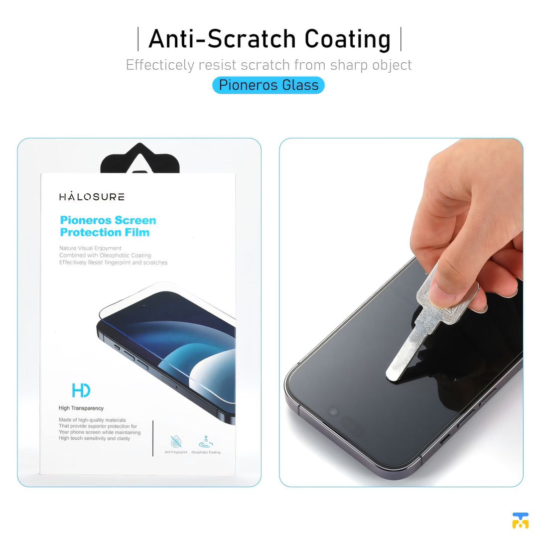 Anti-Scratch Coating - HALOSURE for 16 & 17 Pro Series Pioneros Borderless Screen Protecor