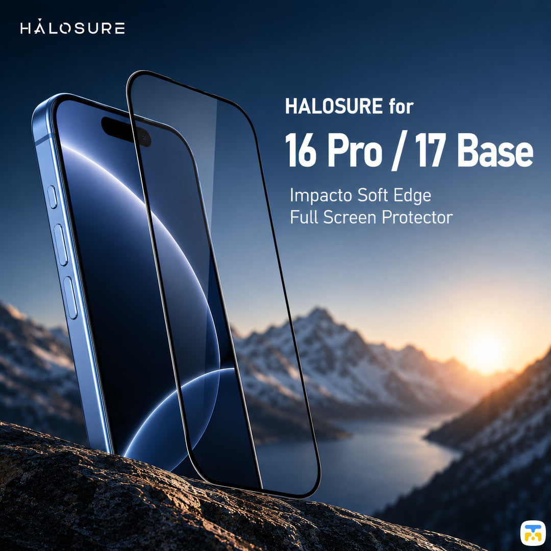 HALOSURE for 16 & 17 Series Impacto Soft Edge Full Screen Protector