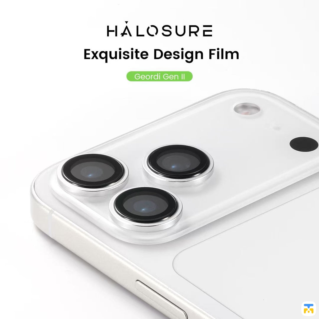 Exquisite Design Film - HALOSURE GEORDI GEN II Lens Protector for iPhone 18 Series