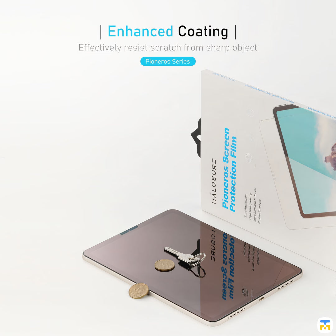 Enhanced Coating - HALOSURE iPad Pioneros 9H Screen Protector