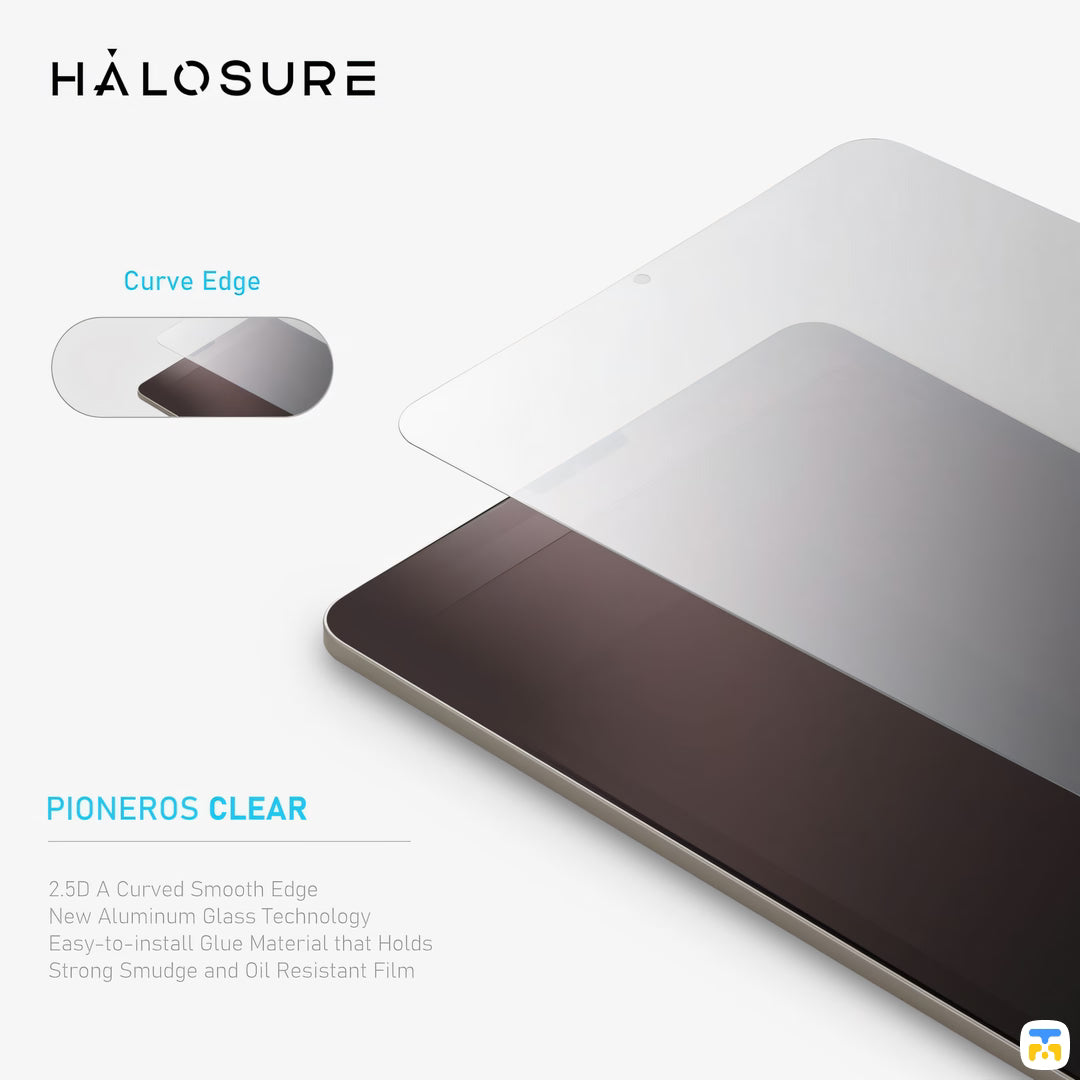 PIONEROS CLEAR - HALOSURE iPad Pioneros 9H Screen Protector