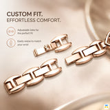 CUSTOM FIT.
EFFORTLESS COMFORT - Heart Chain Apple Watch Strap for 38-49mm