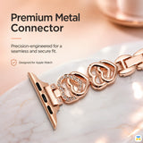 Premium Metal
Connector - Heart Chain Apple Watch Strap for 38-49mm
