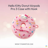 Hello kitty Donut Protective Case for AirPods Pro 3 – Smooth Access and a Secure Fit