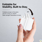 Foldable for
Stability. Built to Stay - Huntkey Charging Kit - 45W GaN Charger with 40W Charging Cable