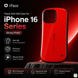 iFace Anti-fall Case for iPhone 16 Series - Glossy Finish