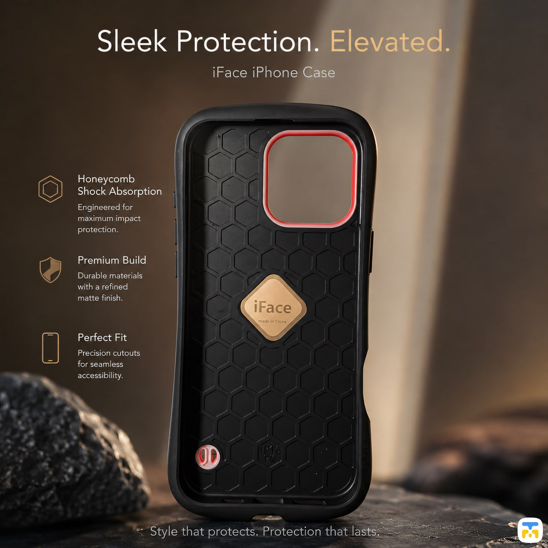 iFace Anti-fall Case for iPhone 16 Series - Glossy Finish