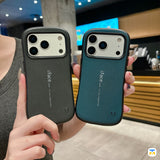 iFace Anti-fall Case for iPhone 17 Series - Matte Finish - Black & Blue Case