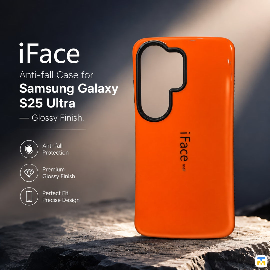  iFace Anti-fall Case for Samsung Galaxy S25 Ultra - Glossy Finish