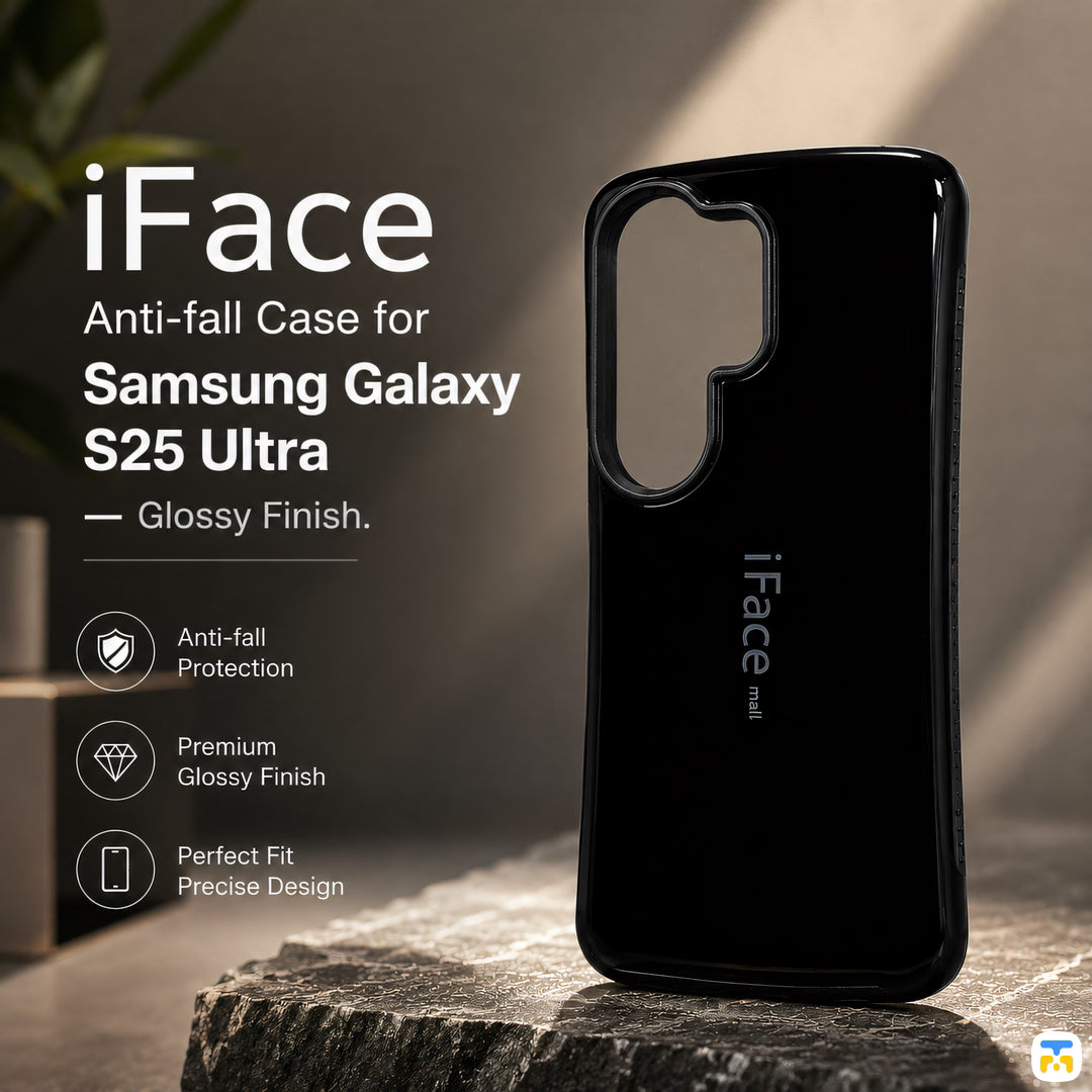  iFace Anti-fall Case for Samsung Galaxy S25 Ultra - Glossy Finish