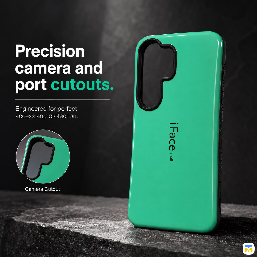 Precision camera and port cutouts - iFace Anti-fall Case for Samsung Galaxy S25 Ultra - Glossy Finish