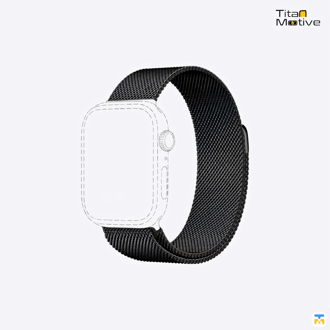Infinity Weave Metal Apple Watch Strap for 38-49mm