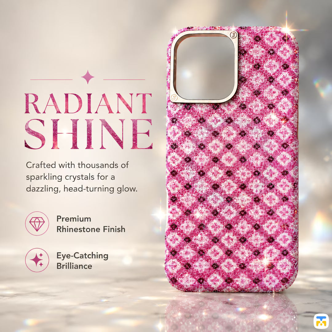 RADIANT
SHINE - Jaucase for iPhone 16 Series Diamond Sparkle MagSafe Case
