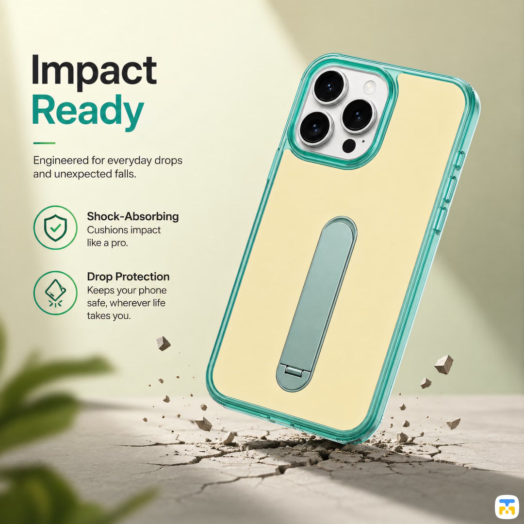 Impact
Ready - Jaucase for iPhone 16 Series Macaron MagSafe Case with 360° Rotating Stand