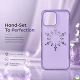 Hand-Set
To Perfection - Jaucase for iPhone 16 Series Rhinestone Snowflake Case
