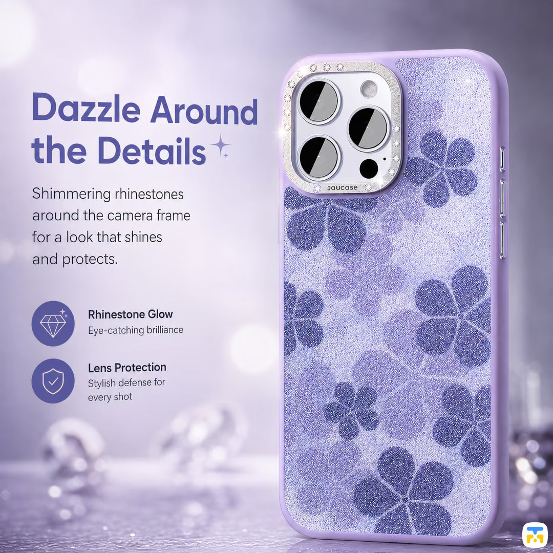 Dazzle Around the Details - Jaucase for iPhone 16 Series Shining MagSafe Case