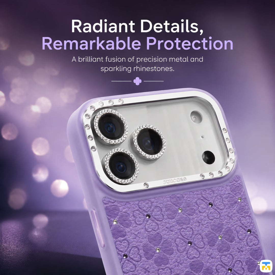 Radiant Details,
Remarkable Protection - Jaucase for iPhone 17 Series Clover Heart MagSafe Case