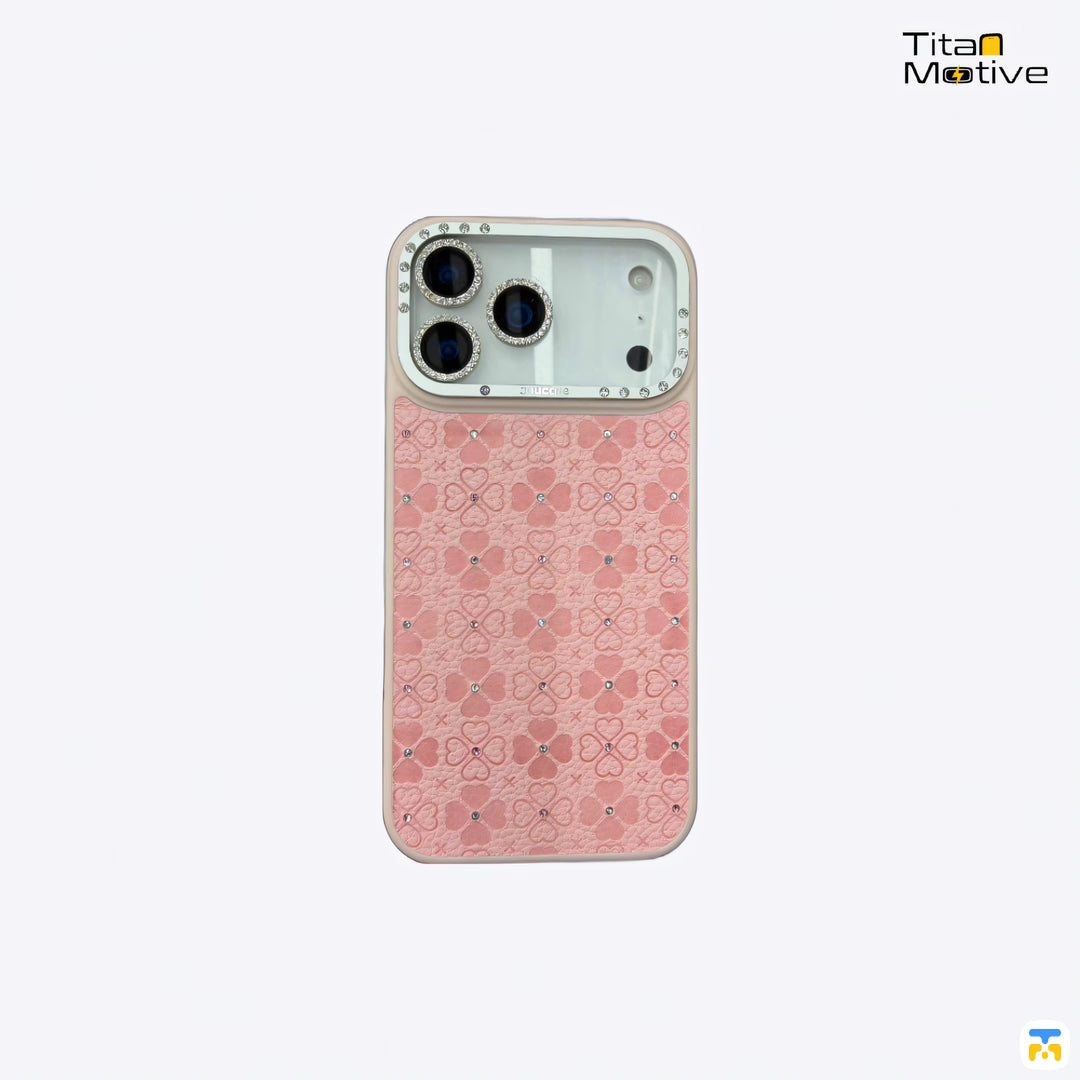 Jaucase for iPhone 17 Series Clover Heart MagSafe Case