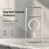 Upgraded Camera
Protection - Jaucase for iPhone 17 Series Crystal Clear Camera Island Magnetic Case