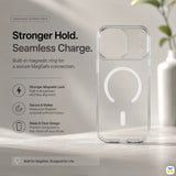 Stronger Hold.
Seamless Charge. - Jaucase for iPhone 17 Series Crystal Clear Camera Island Magnetic Case