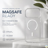 MAGSAFE READY - Jaucase for iPhone 17 Series Crystal Clear Magnetic Case
