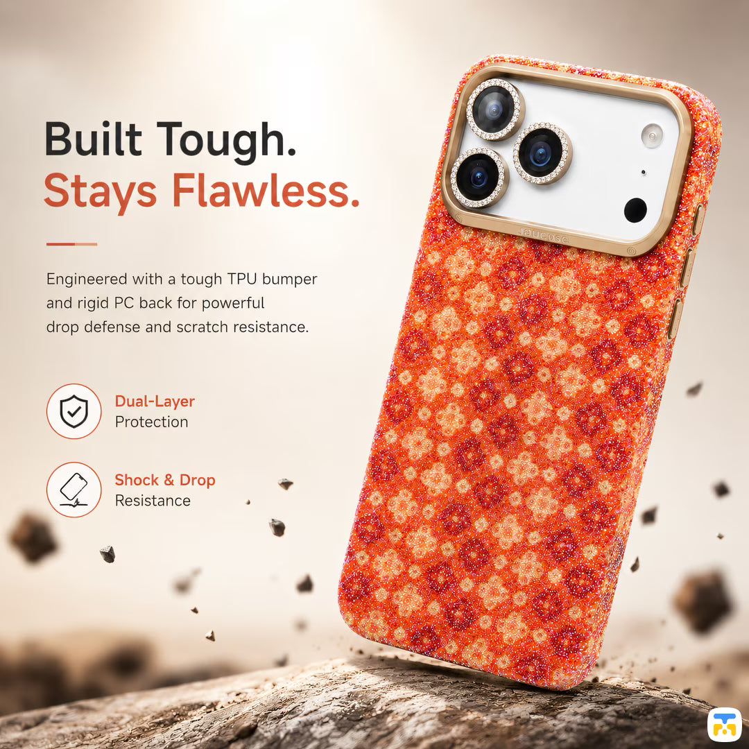 Built Tough.
Stays Flawless - Jaucase for iPhone 17 Series Diamond Sparkle MagSafe Case