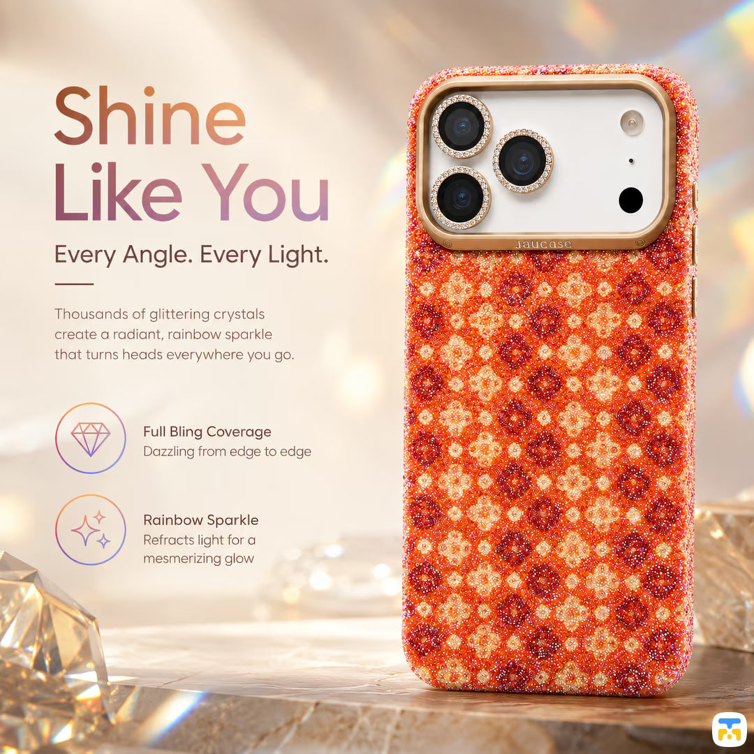 Shine
Like You - Jaucase for iPhone 17 Series Diamond Sparkle MagSafe Case
