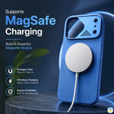 Supports
MagSafe
Charging - Jaucase for iPhone 17 Series KingsGuard Dual Texture Silicone MagSafe Case