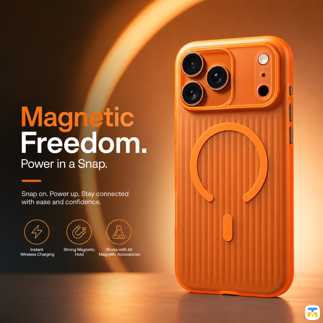 Magnetic
Freedom - Jaucase for iPhone 17 Series Luggage Grid MagSafe Case