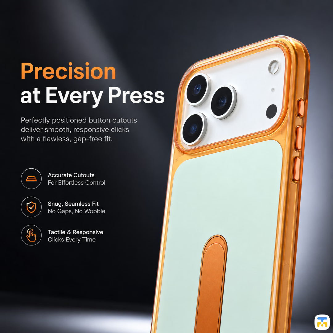 Precision
at Every Press - Jaucase for iPhone 17 Series Macaron MagSafe Case with 360° Rotating Stand