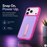 Jaucase for iPhone 17 Series Macaron MagSafe Case with 360° Rotating Stand