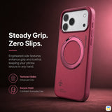 Steady Grip.
Zero Slips - Jaucase for iPhone 17 Series PhantomShield MagSafe Case with 360° Rotating Stand