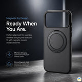 Magnetic by Design.
Ready When
You Are. - Jaucase for iPhone 17 Series PhantomShield MagSafe Case with 360° Rotating Stand