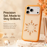 Precision
Set. Made to
Stay Brilliant. - Jaucase for iPhone 17 Series Rhinestone Snowflake Pattern MagSafe Case