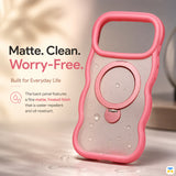 Matte. Clean.
Worry-Free. - Jaucase for iPhone 17 Series RippleWave MagSafe Case with 360° Rotating Stand
