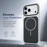 Elevated
Lens Protection - Jaucase for iPhone 17 Series Sand Shadow Frosted MagSafe Case