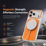Magnetic Strength.
Effortless Connection - Jaucase for iPhone 17 Series Sand Shadow Frosted MagSafe Case
